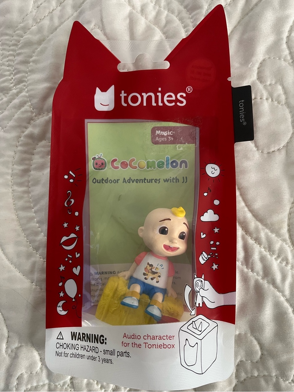 Tonies Cocomelon Outdoor Adventures with JJ Audio Character - Red & Yellow